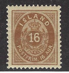 Iceland SC#27 Used VF SCV$80.00....Fill a Great Spot!