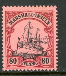 Marshall Islands 1901 Germany 80 pfg Sc #21 Mint E621