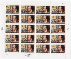 Scott #3135 Raoul Wallenberg Full Sheet of 20 Stamps - MNH