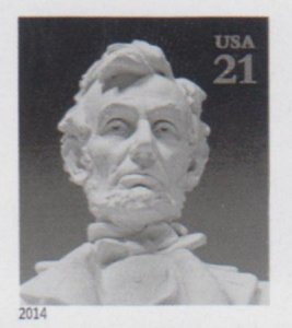 US 4860a Modern Imperf Abraham Lincoln Single