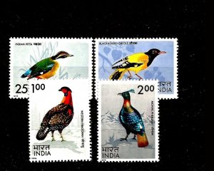 INDIA Sc 656-69 NH issue of 1975 - BIRDS