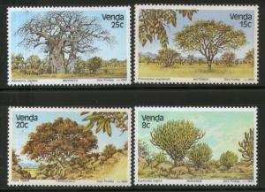 Venda 1982 Native Trees Plant Flora Environment Conservation Sc 84-87 MNH # 4044