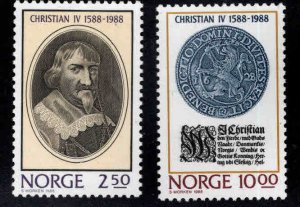 Norway Scott 932-933 MNH** 1988  stamp set CV $8.75