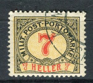 BOSNIA; 1901 early Postage Due issue fine used 7h. value