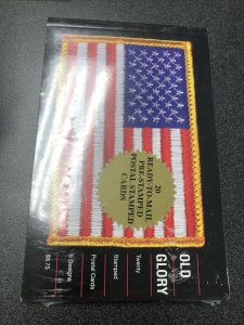 U.S STAMPS: OLD GLORY, UX390-94, 20 STAMPED POSTAL CARDS