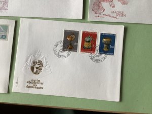 Liechtenstein 1972/73 postal stamps covers 8 items Ref A1355