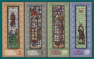 Samoa 1972 Christmas, MNH  #379-382,SG400-SG403