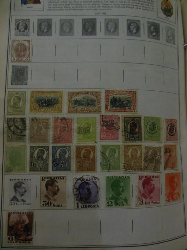 WORLDWIDE : Norway - Romania. Thousands of Mint & Used on album pgs. Many Better