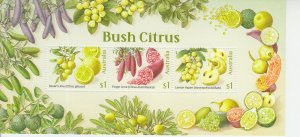 2019 Australia Bush Citrus MS3 (Scott 5005a) MNH