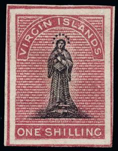 Virgin Islands Scott 7 Gibbons 21 Proof Stamp