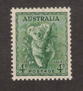 AUSTRALIA 1938 4d Koala, Perf 13½x14; Scott 171a, SG 170; MNH