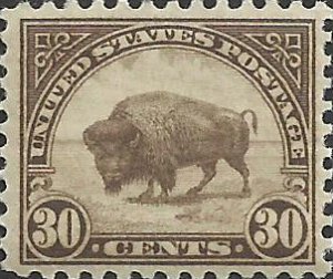 # 700 Mint Never Hinged Brown American Buffalo