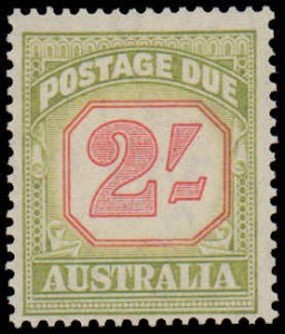 Australia #J82, Incomplete Set, 1953, Hinged