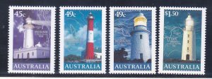 Australia 2047-50 MNH 2002 Lighthouses Full Set of 4 Very Fine