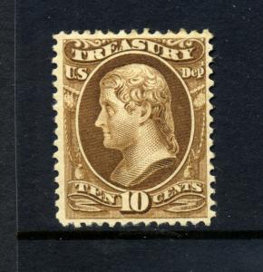 Scott O77 Treasury Official Mint Stamp wiht PF Cert  (Stock #O77-pf1)