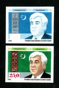 Turkmenistan Stamps Color missing error with original