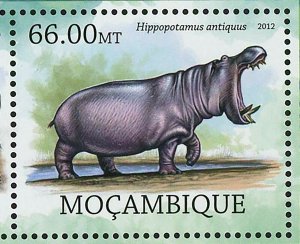 Animals of Europe Stamp Coelodonta Antiquitatis Hippopotamus S/S MNH #5861-5864