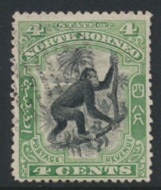 North Borneo  SG 98   Used  perf 13½ please see scan & details