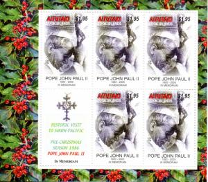 Aitutaki 538 MNH sheetlet ..