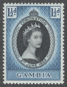 Gambia 1953 Coronation Omnibus Issue Scott # 152 MH