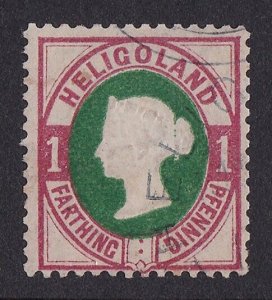 HELIGOLAND 1875-90 QV Embossed 1pf (¼d) EXPERTISED GENUINE