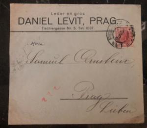 1906 Prague Austria Hungary Empire Commercial Cover Domestic Used