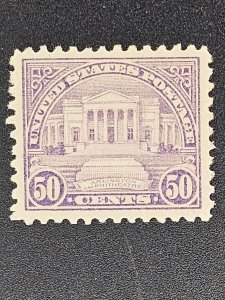 570 Lilac 50 cent VF-OG-NH