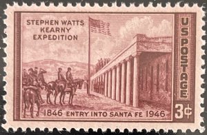 Scott #944 1946 3¢ Kearny Expedition MNH OG VF