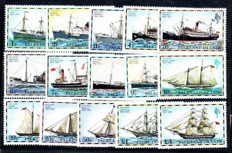 Falkland Islands 260-274 Set Mint never hinged