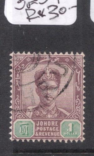 Malaya Johore SG 49 Fiscal Cancel VFU (7dme)