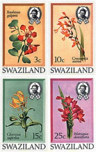 93817 MNH SWAZILANDIA 1971 FLORES TROPICALES