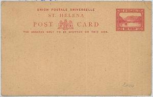 POSTAL HISTORY - POSTAL STATIONERY -  ST HELENA: H & G # 1 -  1896