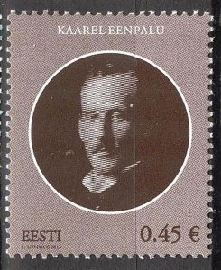 Estonia 2013 Famous People Kaarel Eenpalu MNH