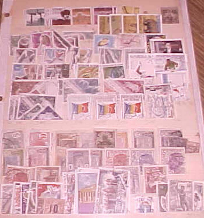 IVORY COAST 30 DIFF. STAMPS & TCHAD 50 DIFF. USED TOTAL 200 INCLUDE DUPLICATE