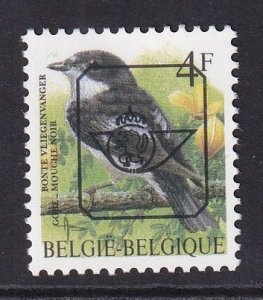Belgium  #1435  MNH  1996  birds 4f  pre cancelled gobe-mouches noir