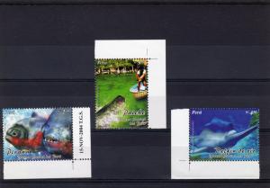 Peru 2004 Sc#1447/1449 Jungle River Fauna Set (3) MNH