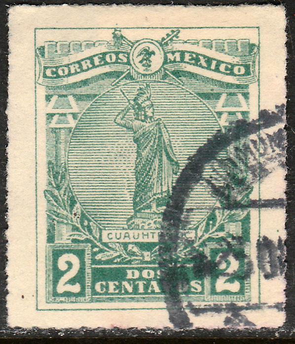 MEXICO 501, 2c Cuauhtemoc Monument. Used. F-VF. (628)