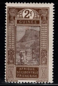 FRENCH GUINEA Scott  64  Unused stamp expect similar centering