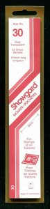 CLEAR Showgard Strip Mounts Size 31 = 31.5mm Fresh New Stock Unopened CLEAR 