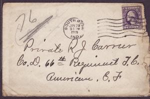 George Washington used on cover