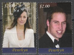 Penrhyn Is #476-7 MNH CV $6.50 (A16032)