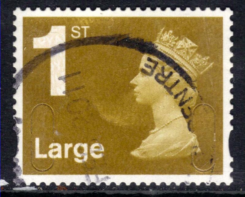 GB 2009 - 17 QE2 1st Large Gold Machin No Code SG U2936 ( H1033 )