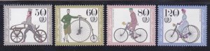 Germany B630-33 MNH 1985 Antique Bicycles Full Set of 4