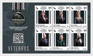 New Zealand / Nieuw-Zeeland - Postfris/MNH - Sheet Veterans 2024