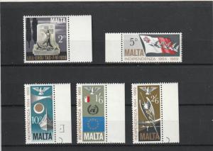 Malta  Scott#  404-8  MNH