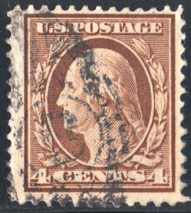 SC#377 4¢ Washington Single (1911) Used