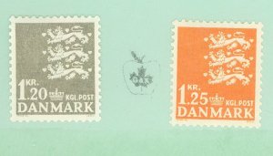 Denmark #396-7 Unused Multiple