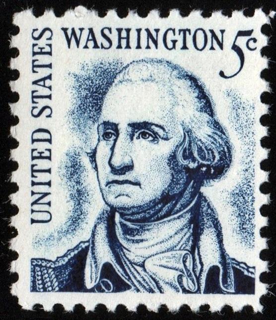 SC#1283B 5¢ George Washington: Dull Gum (1967) MNH