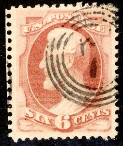 US #186 Used VF Cat$22.50