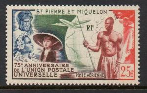 St. Pierre & Miquelon 1949 UPU VF MNH (C18)